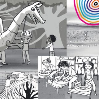 Sneaky peeks from Where we live is creative coming soon. All credit to @marionibird for being an incredible illustrator. 🤩😊