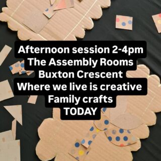 If you are in Buxton for half term and looking for family activities, there is just the thing this afternoon at Buxton Crescent. Come and see from 2-4pm