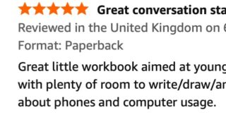 🎉'Great little workbook' 🎉 SO SO SO lovely to read this review on Amazon today about Virtually Me. If you feel like you are on the verge of giving your child a smartphone and want some way of broaching BIG topics but in a light and accessible way, then this could just be the thing you need. #VirtuallyMe #EBClarke #journalforonlinelife